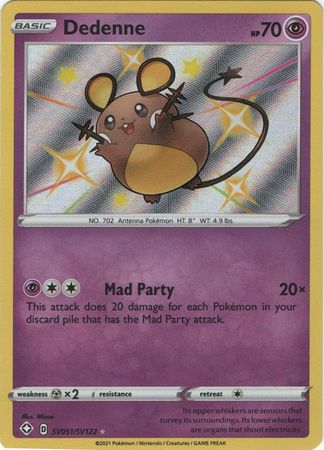 Dedenne SV051/SV122-Kantocards