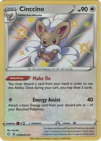 Cinccino SV094/SV122-Kantocards