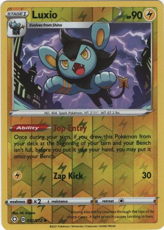 Luxio 032/072 - Reverse Holo-Kantocards
