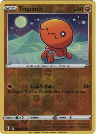 Trapinch 040/072 - Reverse Holo-Kantocards