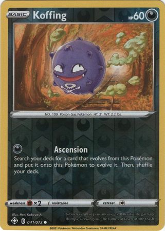 Koffing 041/072 - Reverse Holo-Kantocards
