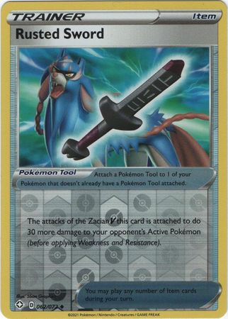 Rusted Sword 062/072 - Reverse Holo-Kantocards
