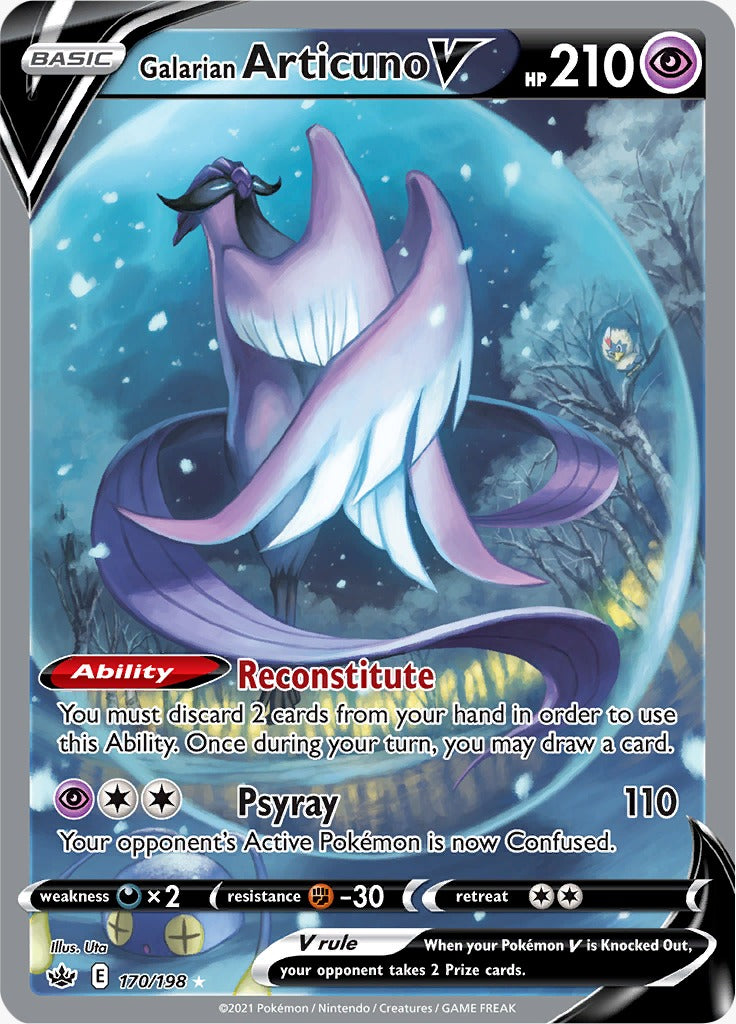 Galarian Articuno V 170/198-Kantocards