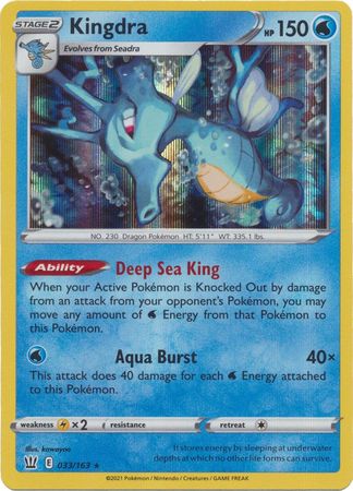 Kingdra 033/163-Holo-Kantocards