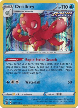 Octillery 037/163 - Holo-Kantocards