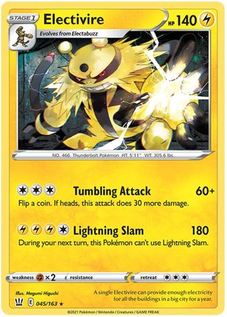 Electivire 045/163-Kantocards