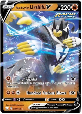 Rapid Strike Urshifu V 087/163-Kantocards
