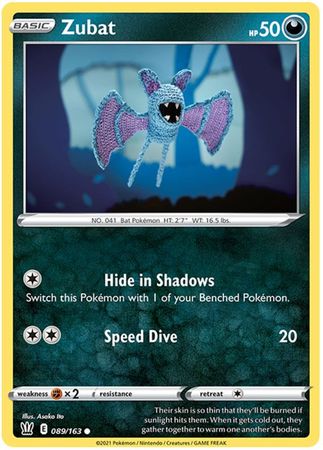 Zubat 089/163-Kantocards