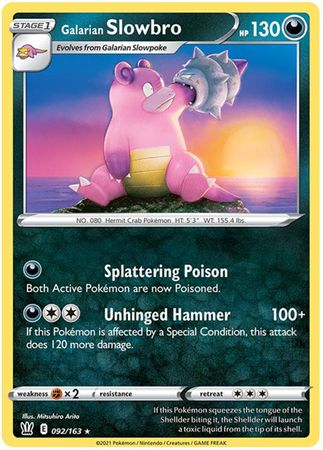 Galarian Slowbro 092/163-Kantocards