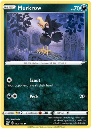 Murkrow 093/163-Kantocards
