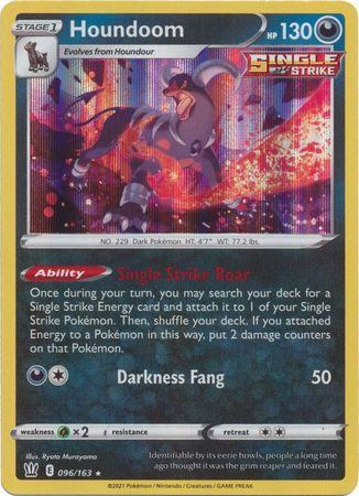 Houndoom 096/163-Holo-Kantocards