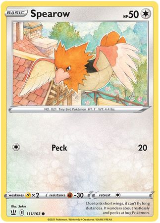 Spearow 111/163-Kantocards