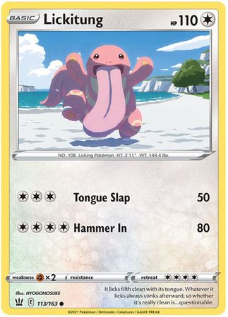 Lickitung 113/163-Kantocards
