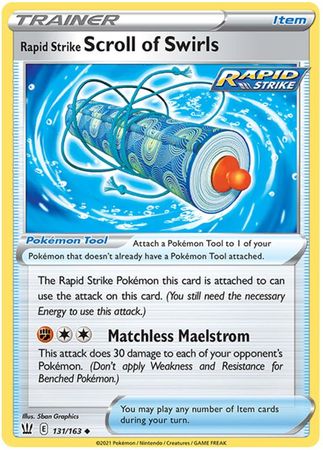 Rapid Strike Scroll of Swirls 131/163-Kantocards