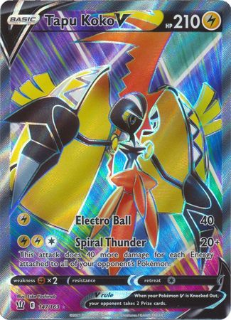 Tapu Koko V 147/163-Kantocards