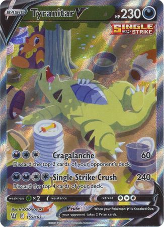 Tyranitar V 155/163-Kantocards