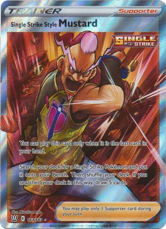 Single Strike Style Mustard 163/163-Kantocards