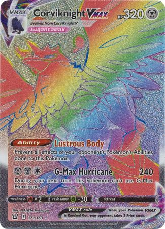 Corviknight VMAX 171/163-Kantocards