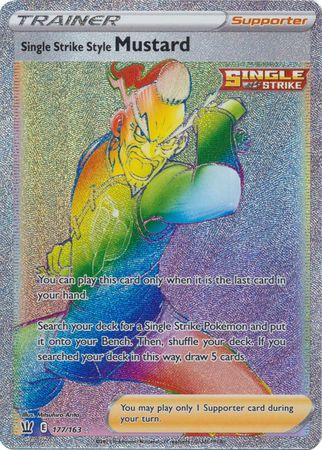 Single Strike Style Mustard 177/163-Kantocards