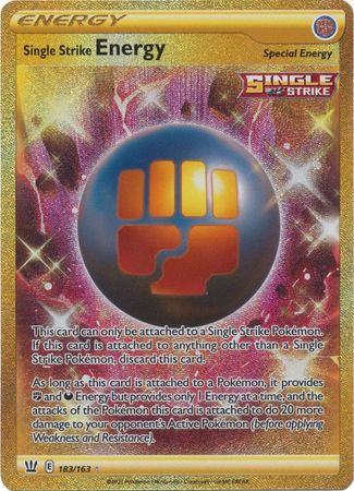 Single Strike Energy 183/163-Kantocards
