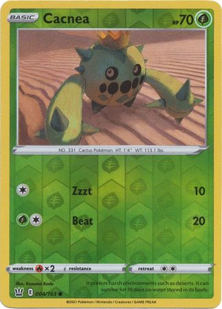 Cacnea 004/163 Reverse Holo-Kantocards