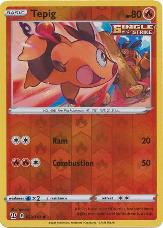 Tepig 023/163 Reverse Holo-Kantocards