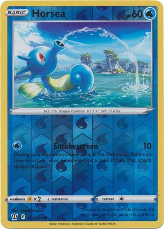 Horsea 031/163 Reverse Holo-Kantocards