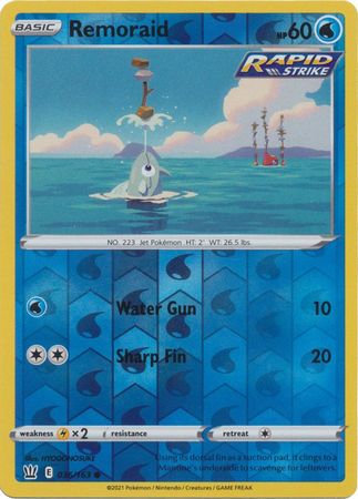 Remoraid 036/163 Reverse Holo-Kantocards