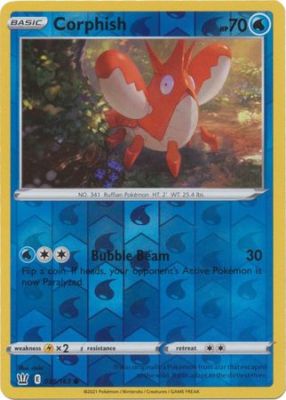 Corphish 038/163 Reverse Holo-Kantocards