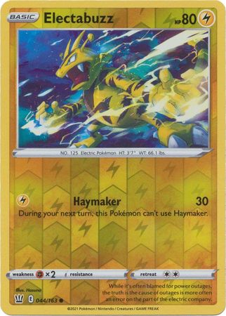 Electabuzz 044/163 Reverse Holo-Kantocards