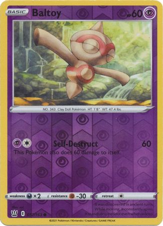 Baltoy 057/163 Reverse Holo-Kantocards