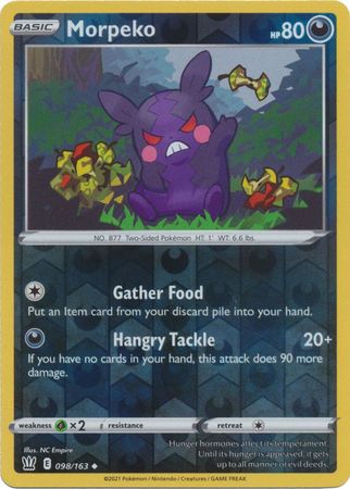 Morpeko 098/163 Reverse Holo-Kantocards