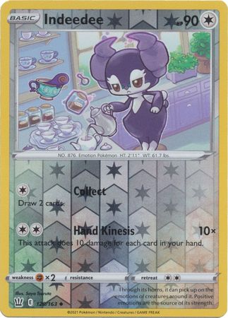 Indeedee 120/163 Reverse Holo-Kantocards