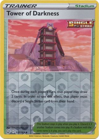 Tower of Darkness 137/163 Reverse Holo-Kantocards