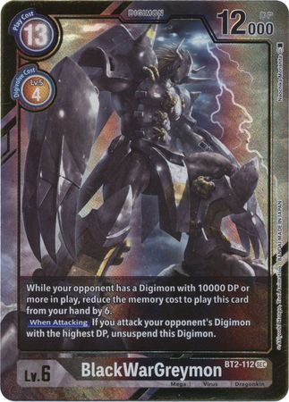 digimon card game blackwargreymon Carta del Digimon CG de la Expansión BT2 – Kantocards