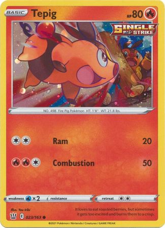 Tepig 023/163 - Holo Promo-Kantocards