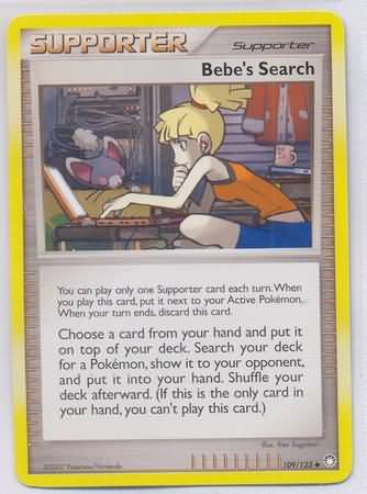 Bebe's Search 109/123-Kantocards