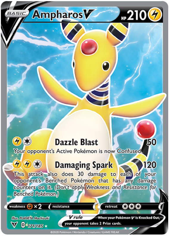 Ampharos V 171/185-Kantocards