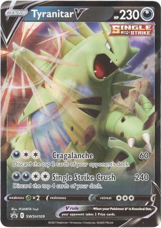 Tyranitar V SWSH109-Kantocards