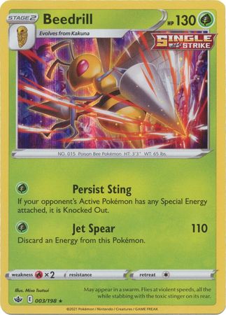 Beedrill 003/198 - Holo-Kantocards