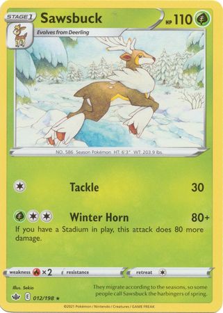 Sawsbuck 012/198-Kantocards