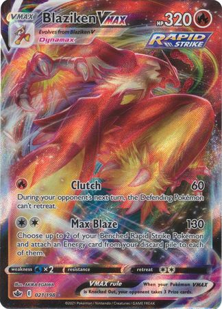 Blaziken VMAX 021/198-Kantocards