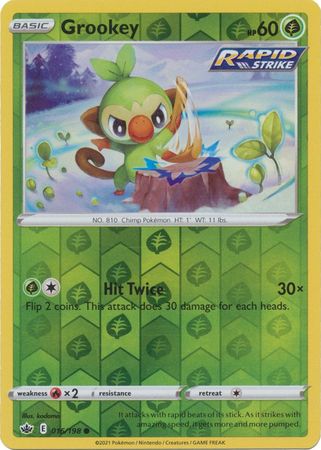 Grookey 016/198 Reverse Holo-Kantocards