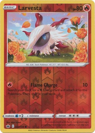 Larvesta 023/198 Reverse Holo-Kantocards