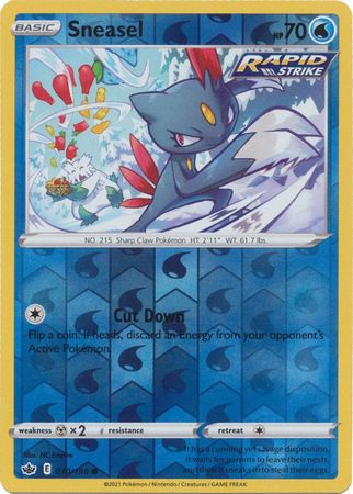 Sneasel 030/198 Reverse Holo-Kantocards