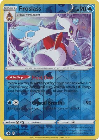 Froslass 036/198 Reverse Holo-Kantocards