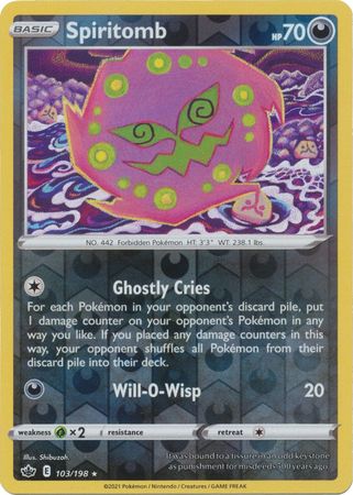 Spiritomb 103/198 Reverse Holo-Kantocards