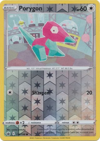 Porygon 116/198 Reverse Holo-Kantocards
