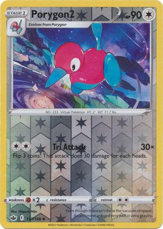 Porygon2 117/198 Reverse Holo-Kantocards
