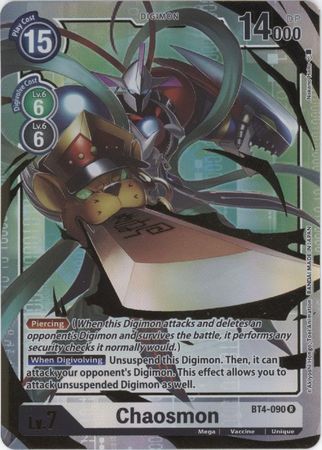 Carta del Digimon CG de la Expansin BT4 Kantocards Carta del Digimon CG de la Expansin BT4 Kantocards
